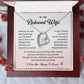 Beloved Wife Necklace Gift from Husband – Romantic Heart Jewelry with Message Card