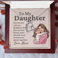 To My Daughter You Are Not Only My Daughter My Best Friend Also Forever Love Necklace for Mom And Daughter