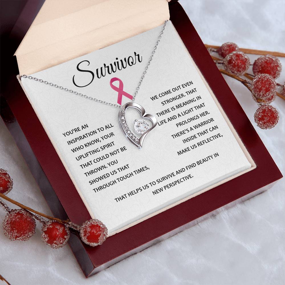 You're A Survivor Survivor Necklace Uplifting Spirit Necklace Meaningful Gift Supportive Gift For Fighters Motivational Jewelry Never Give Up Necklace Cancer Survivor Jewelry Breast Cancer Necklace For Soulmate Stronger Necklace