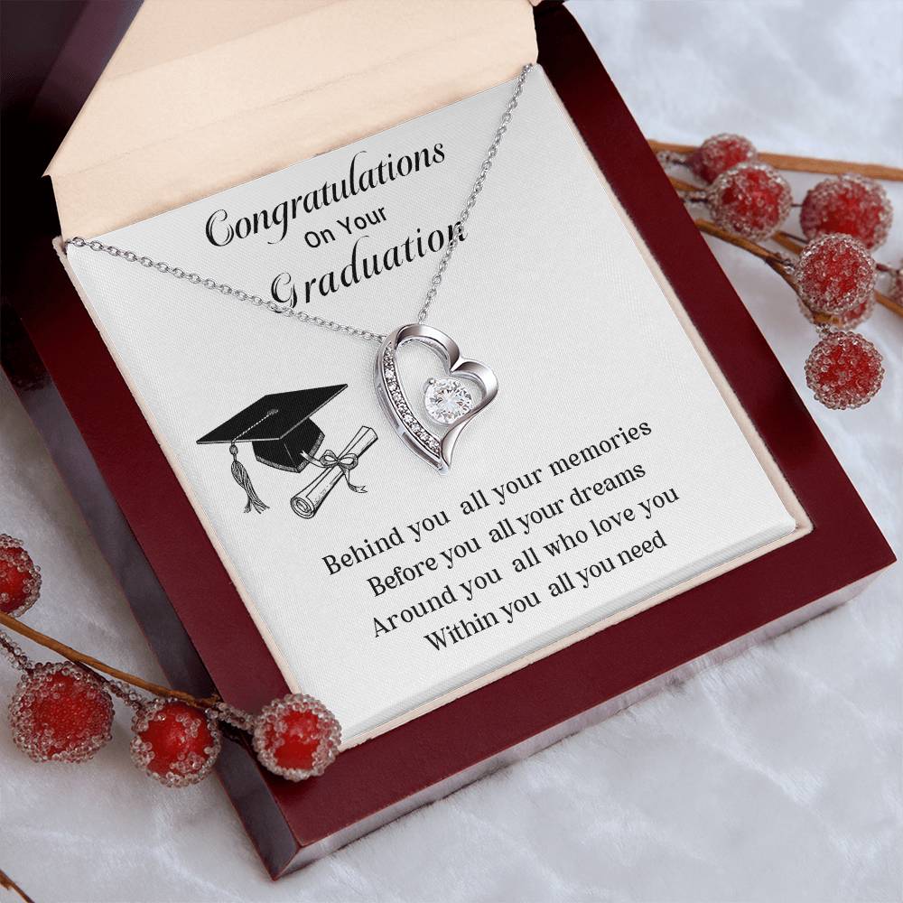 Congratulations On Your Graduation Necklace Graduation Necklace Gift Necklace For Graduate’s Special Day Gift For Graduate’s New Journey Necklace For Graduate’s Memories Gift For Graduate’s Success Emotional Gift For Graduates