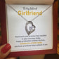 Girlfriend Graduation Necklace with Love Message