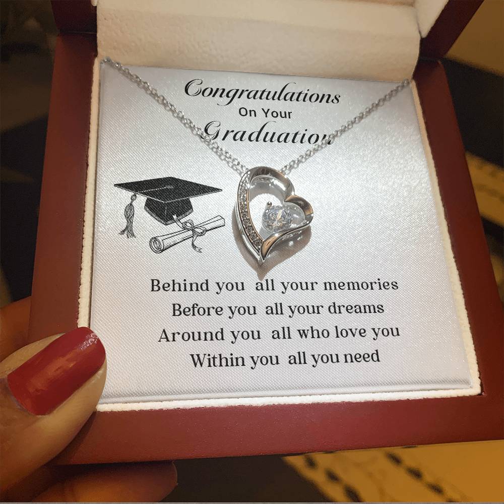 Congratulations On Your Graduation Necklace Graduation Necklace Gift Necklace For Graduate’s Special Day Gift For Graduate’s New Journey Necklace For Graduate’s Memories Gift For Graduate’s Success Emotional Gift For Graduates