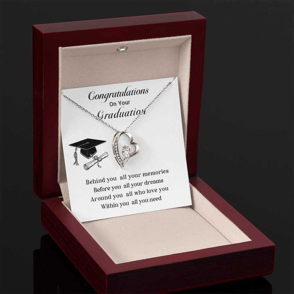 Congratulations On Your Graduation Necklace Graduation Necklace Gift Necklace For Graduate’s Special Day Gift For Graduate’s New Journey Necklace For Graduate’s Memories Gift For Graduate’s Success Emotional Gift For Graduates