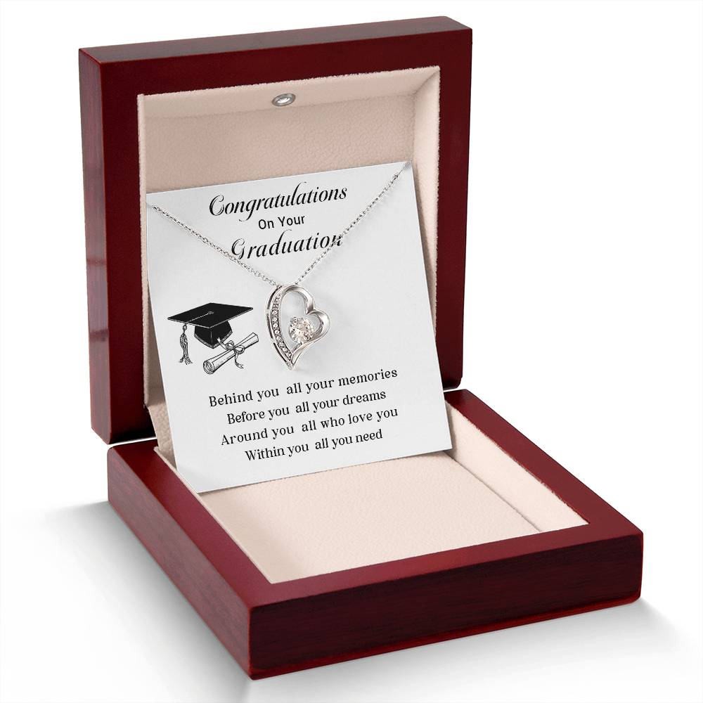 Congratulations On Your Graduation Necklace Graduation Necklace Gift Necklace For Graduate’s Special Day Gift For Graduate’s New Journey Necklace For Graduate’s Memories Gift For Graduate’s Success Emotional Gift For Graduates