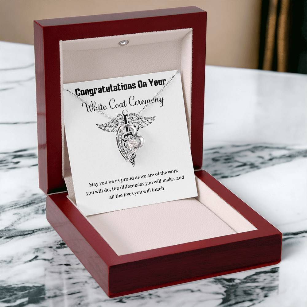 Congratulations On Your White Coat Ceremony You Can Conquer Necklace You Are Amazing Necklace Personal Development Jewelry Motivational Jewelry Gift From Dad Meaningful Gift For Graduates New Chapter Necklace Congratulations Necklace