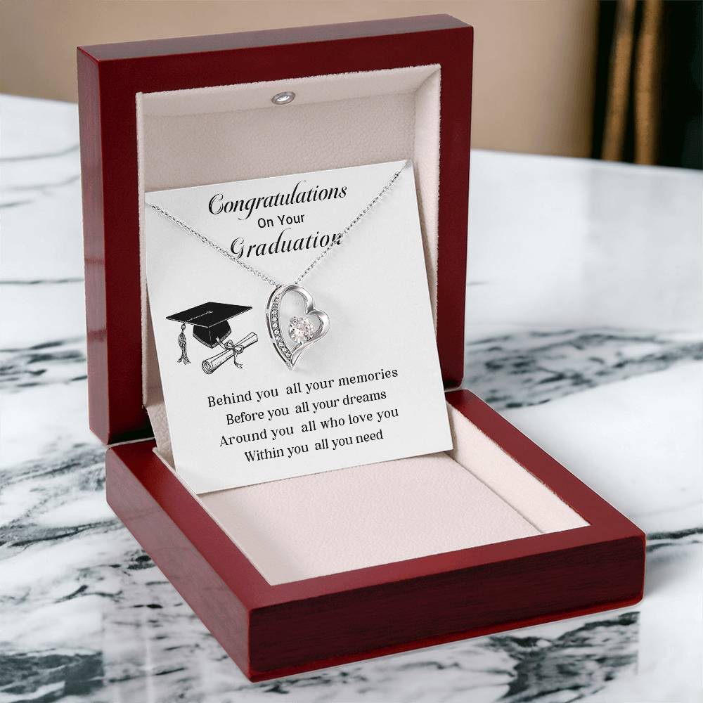 Congratulations On Your Graduation Necklace Graduation Necklace Gift Necklace For Graduate’s Special Day Gift For Graduate’s New Journey Necklace For Graduate’s Memories Gift For Graduate’s Success Emotional Gift For Graduates