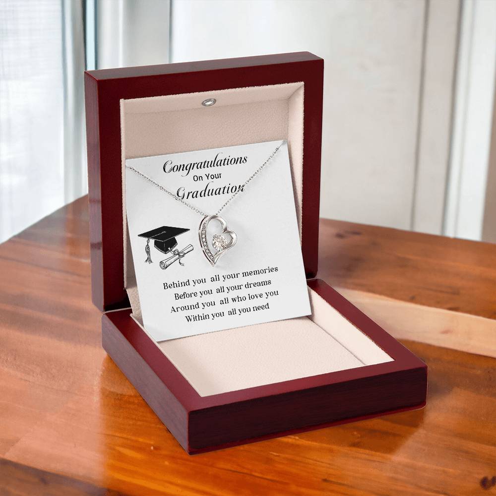 Congratulations On Your Graduation Necklace Graduation Necklace Gift Necklace For Graduate’s Special Day Gift For Graduate’s New Journey Necklace For Graduate’s Memories Gift For Graduate’s Success Emotional Gift For Graduates