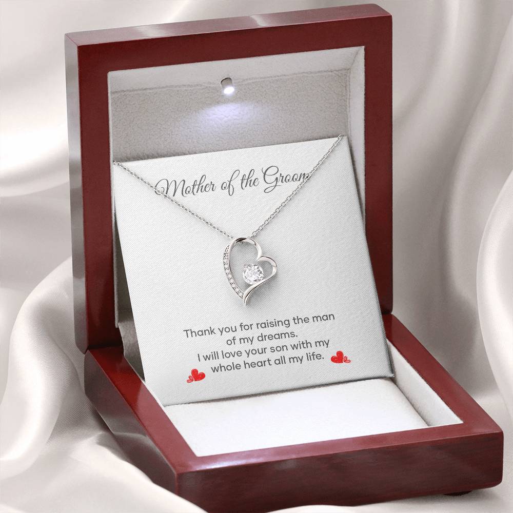 Bride to Groom’s Mom Wedding Necklace Gift
