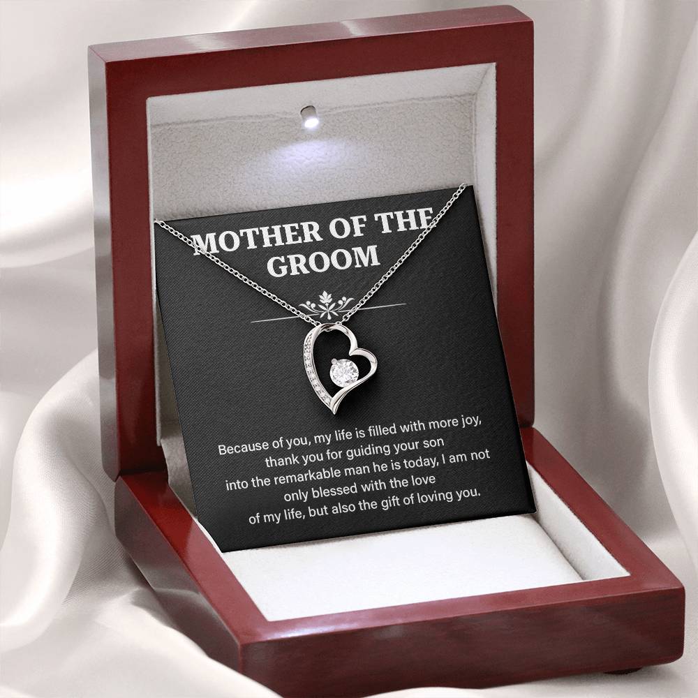 To The Mother Of The Groom Mother Of The Groom Necklace Gift Sentimental Jewelry For Mother Of The Groom Jewelry Gift For Groom's Mom Special Gift For Groom's Mom Meaningful Gift For Groom's Mother Supportive Gift For Mother Unique Gift For Mother