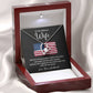 Military Wife Appreciation Gift with Message Card