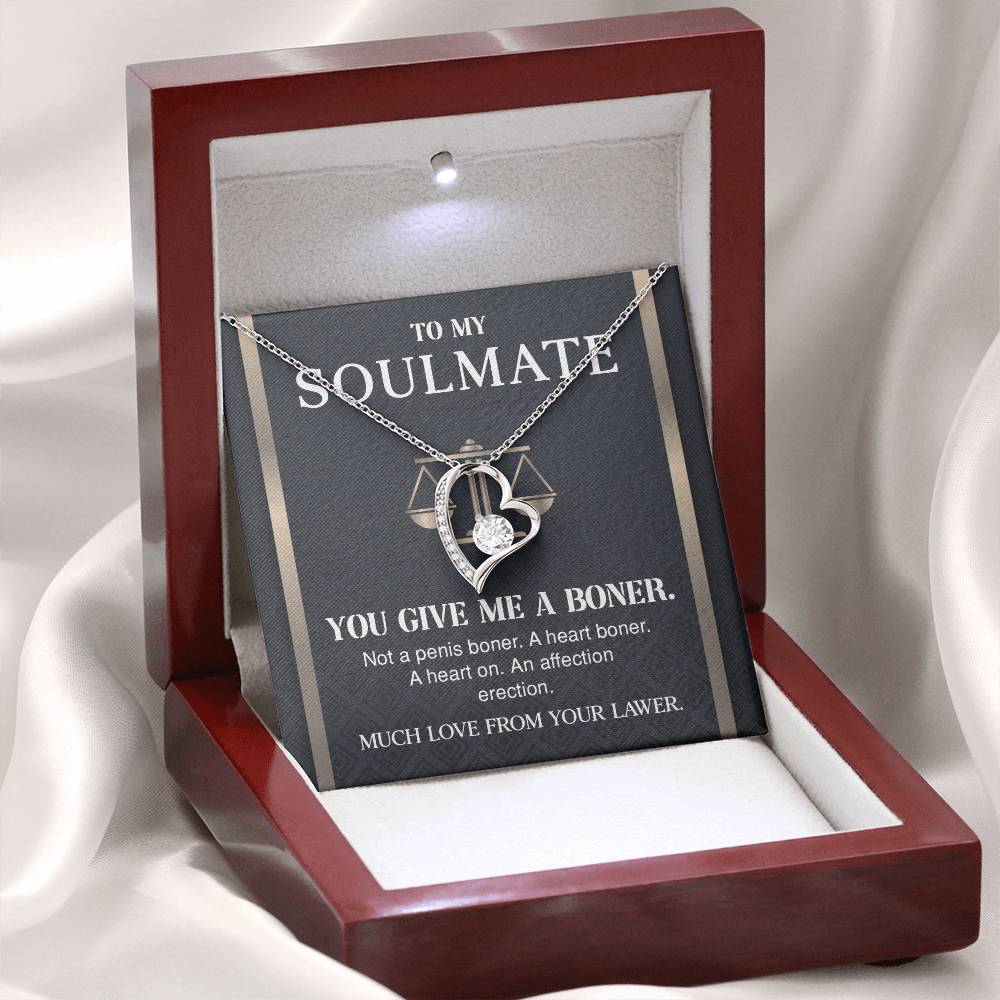 Funny Lawyer Necklace Gift for Soulmate Woman