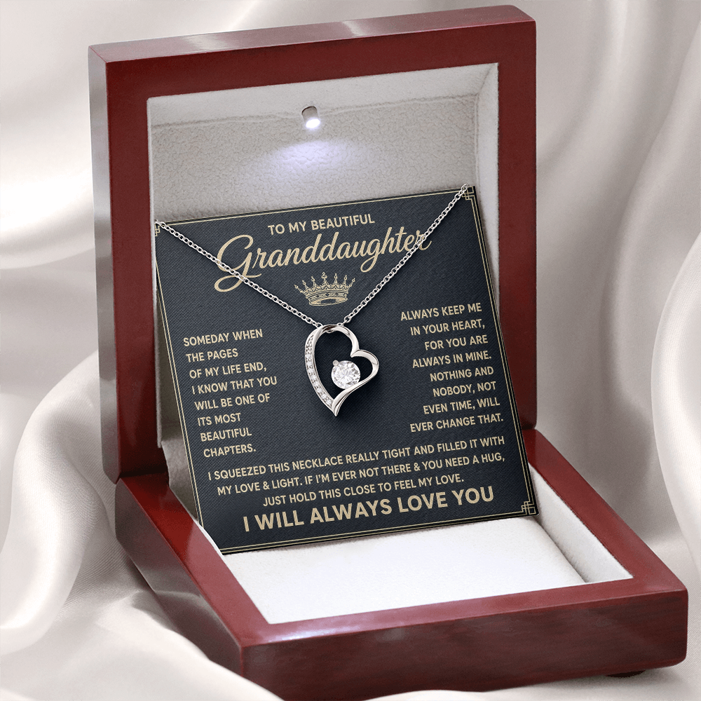 To my beautiful granddaughter