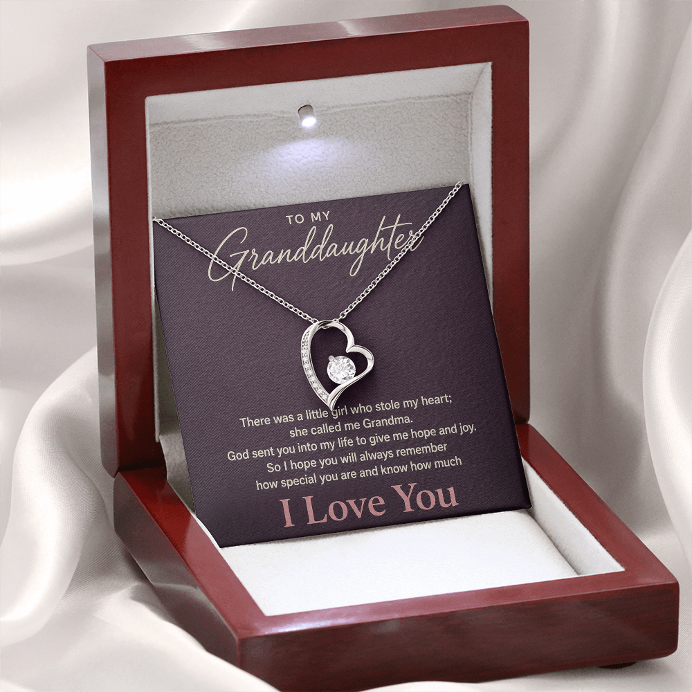 To my granddaughter