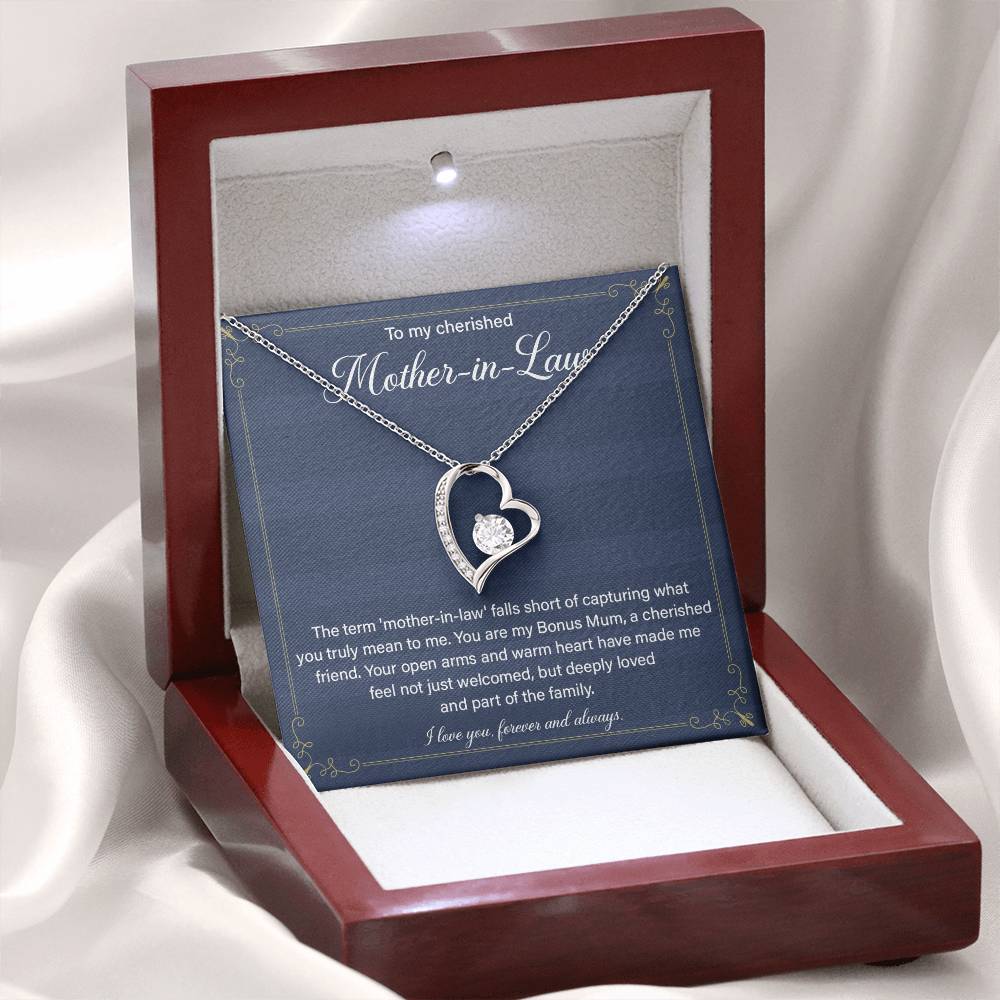 Jewelry Gift for Special Mother-in-law With Message Card