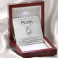 Mom Necklace Gift from Daughter – Heartfelt Message Card Jewelry