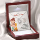 Mother and Son Necklace Gift with Unbreakable Bond Card
