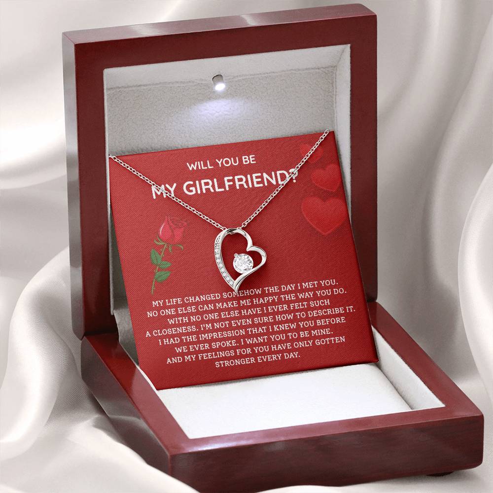 Will You Be My Girlfriend? - Romantic Proposal Gift, Heartfelt Love Message Keepsake, Celebrate New Beginnings Together