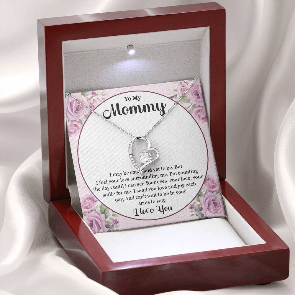Mommy Necklace Gift from Bump with Message Card