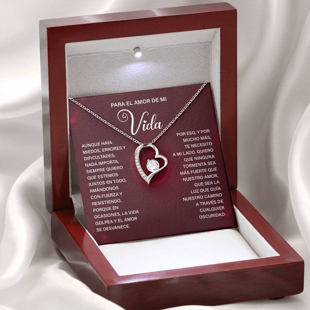 Spanish Love Necklace Gift for Wife or Girlfriend