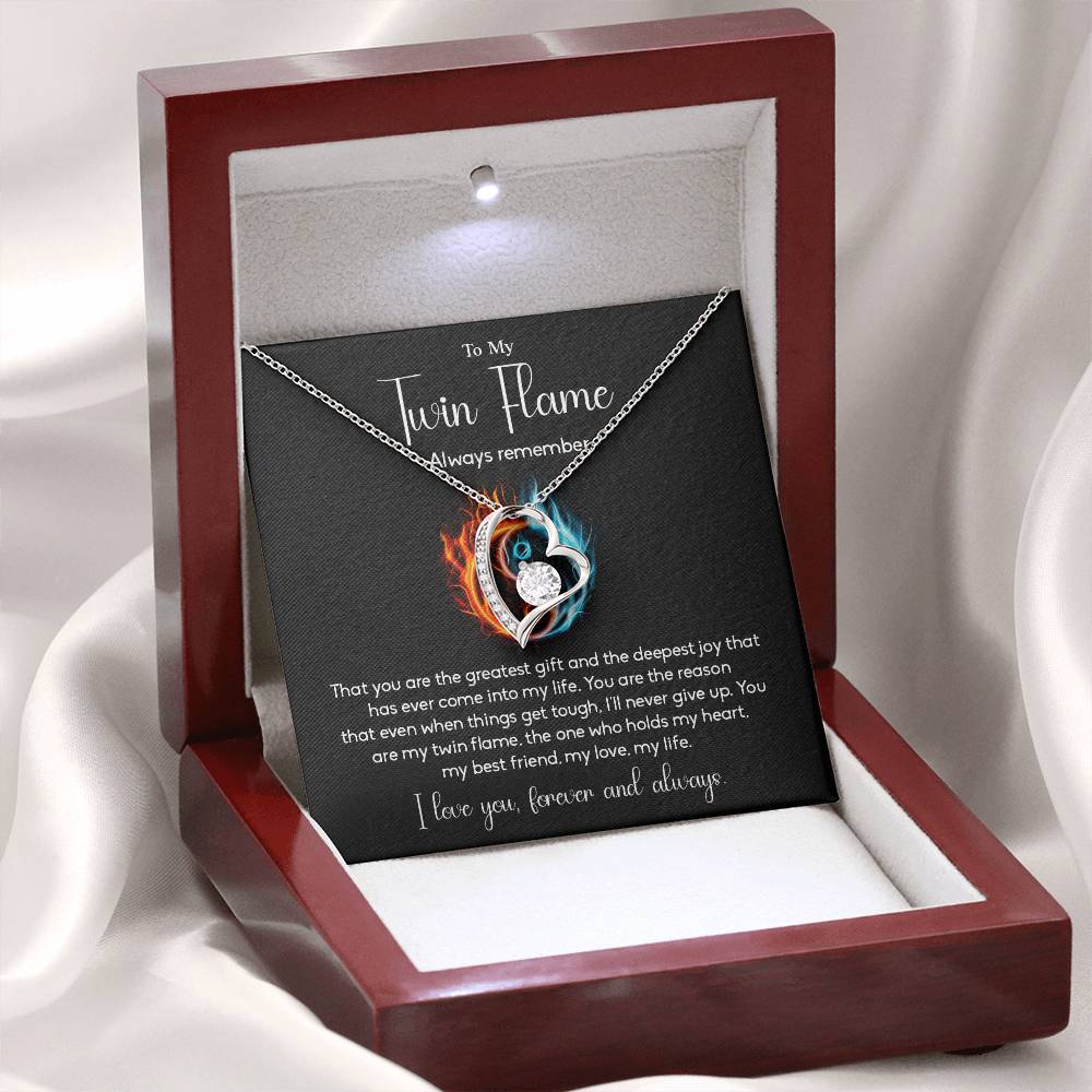 Twin Flame Gift for Her – Deep Love Card Message