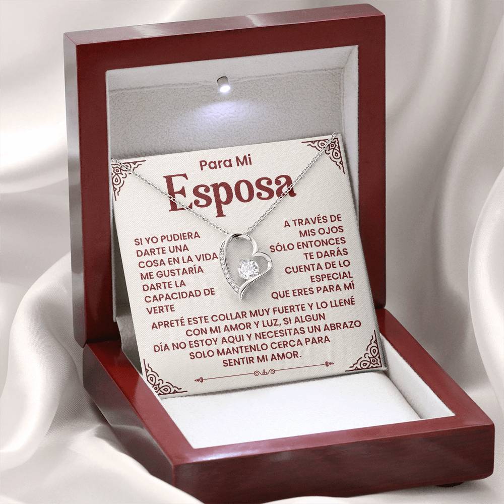 Para Mi Esposa - Un Collar Lleno De Amor, Luz Y Un Abrazo Que Siempre Te Acompaña