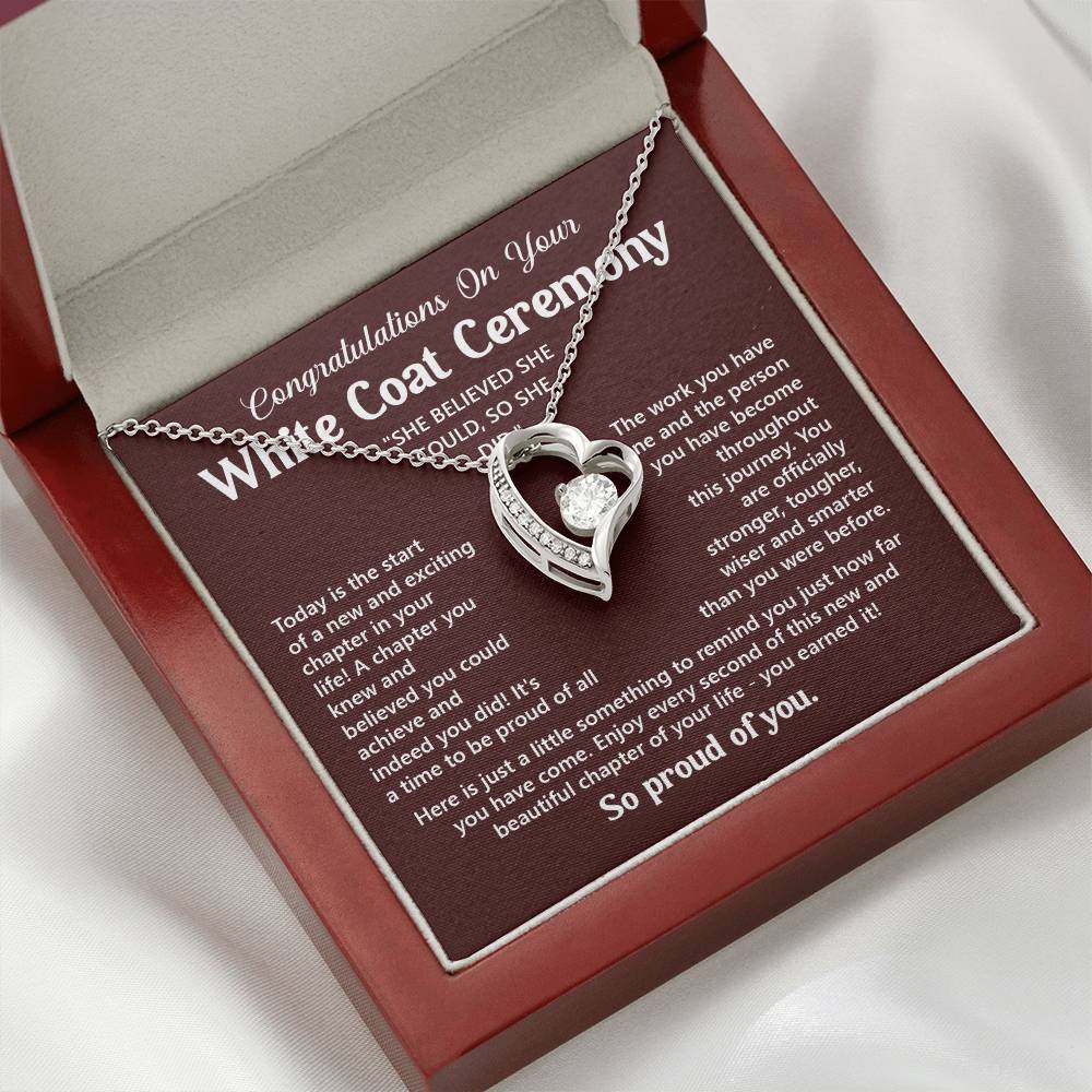 Congratulations On Your White Coat Ceremony You Can Conquer Necklace You Are Amazing Necklace Personal Development Jewelry Motivational Jewelry Gift From Dad Meaningful Gift For Graduates New Chapter Necklace Congratulations Necklace