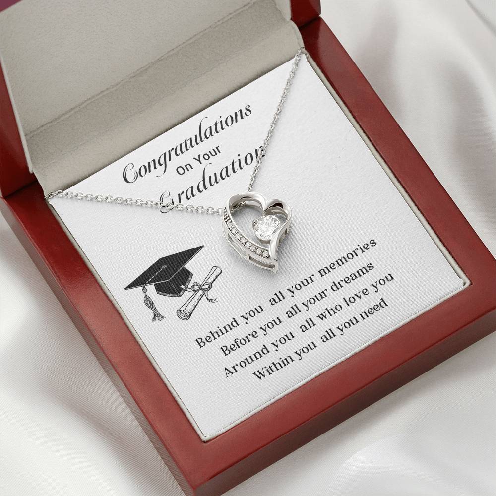 Congratulations On Your Graduation Necklace Graduation Necklace Gift Necklace For Graduate’s Special Day Gift For Graduate’s New Journey Necklace For Graduate’s Memories Gift For Graduate’s Success Emotional Gift For Graduates