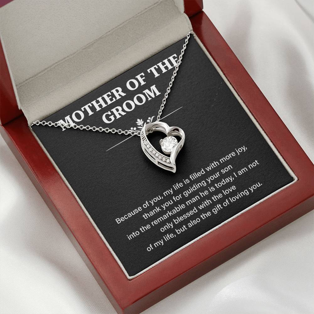 To The Mother Of The Groom Mother Of The Groom Necklace Gift Sentimental Jewelry For Mother Of The Groom Jewelry Gift For Groom's Mom Special Gift For Groom's Mom Meaningful Gift For Groom's Mother Supportive Gift For Mother Unique Gift For Mother