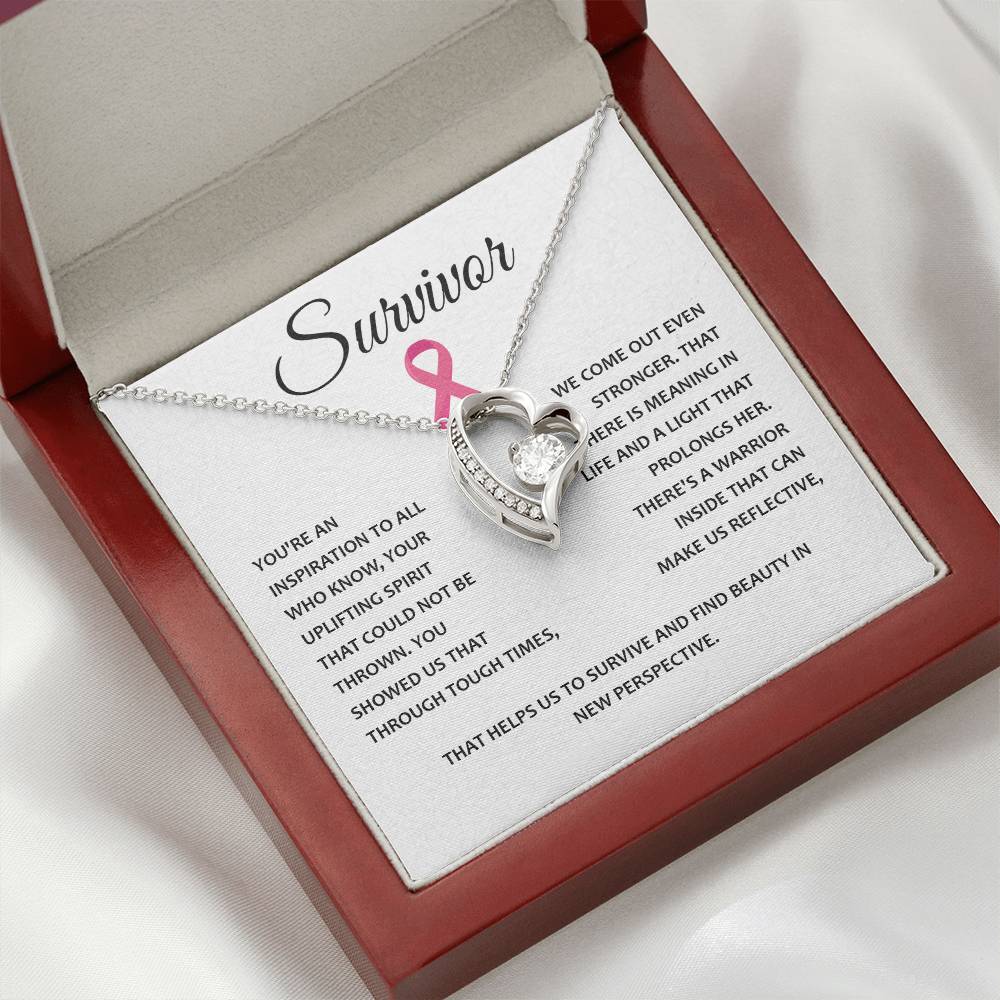 You're A Survivor Survivor Necklace Uplifting Spirit Necklace Meaningful Gift Supportive Gift For Fighters Motivational Jewelry Never Give Up Necklace Cancer Survivor Jewelry Breast Cancer Necklace For Soulmate Stronger Necklace