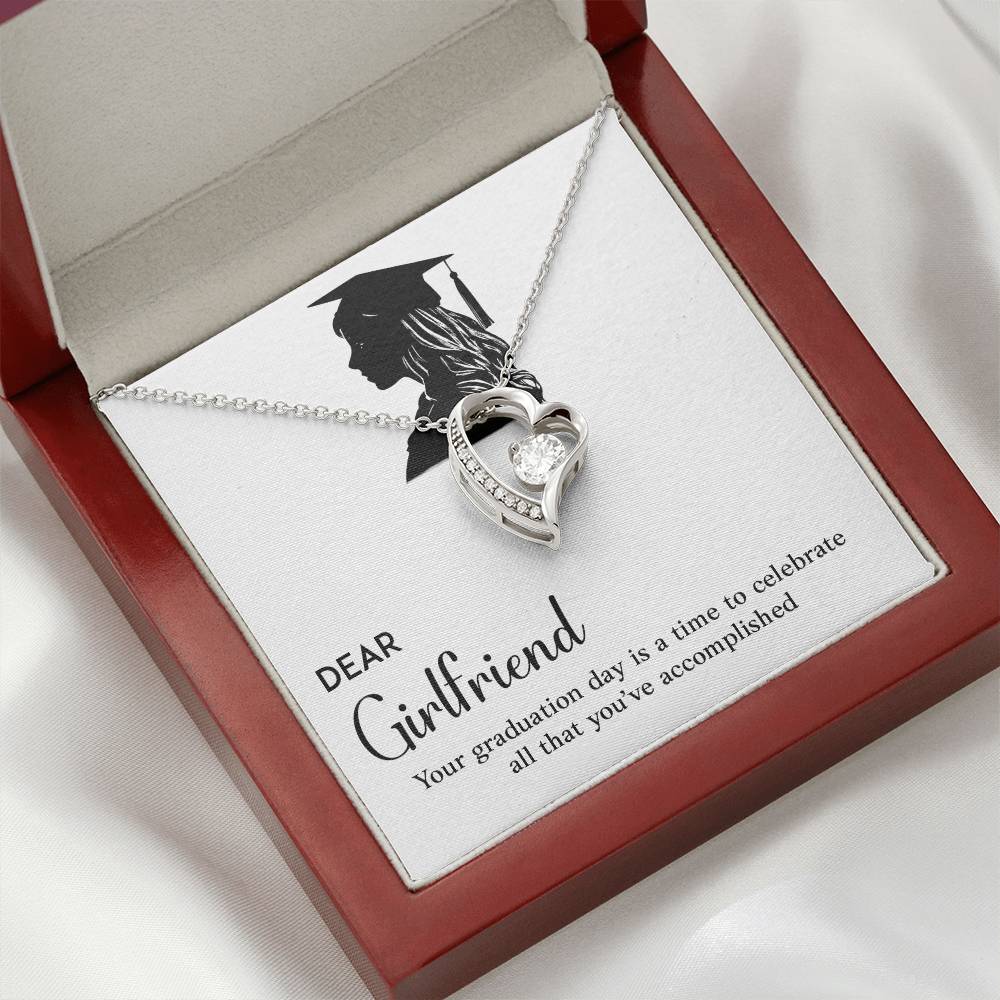 Dear Girlfriend Necklace Graduation Necklace Gift Necklace For Graduation Day Sentimental Graduation Gift Proud Partner Graduation Gift Necklace For New Beginnings Gift For Girlfriend’s Graduation Necklace For Future Success Gift For Girlfriend