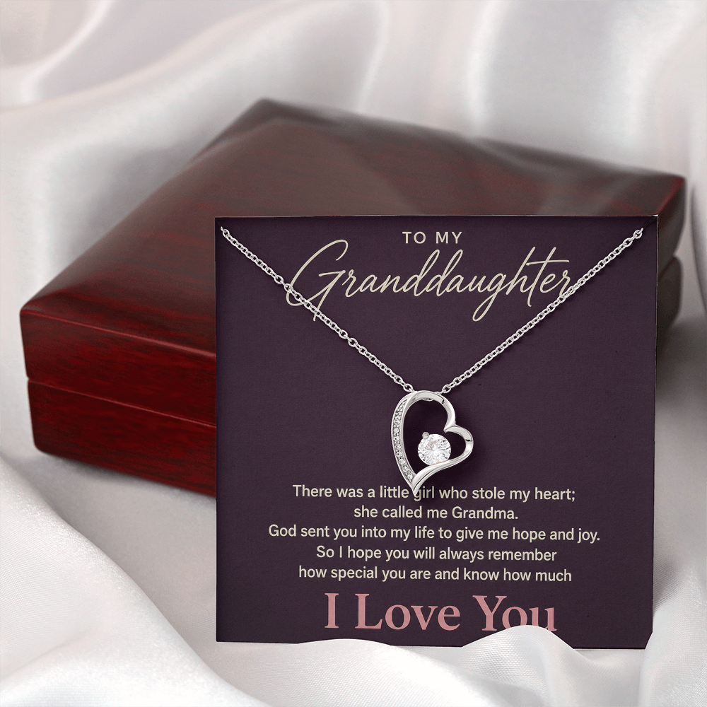 To my granddaughter