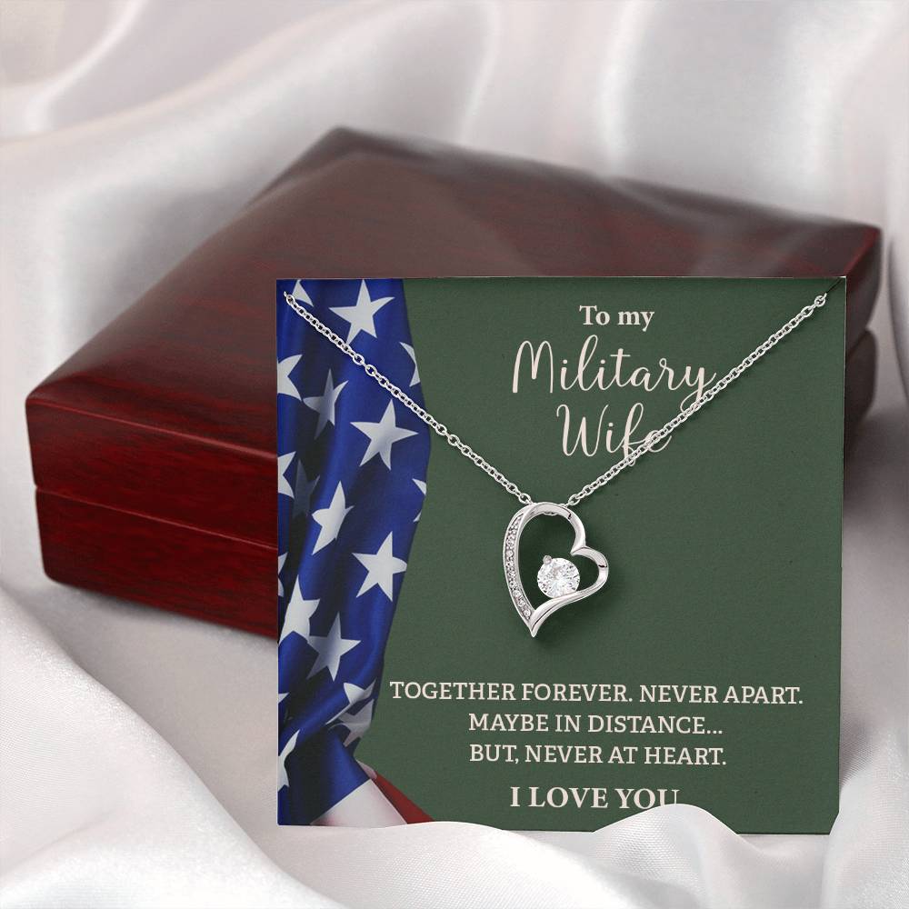 Military Wife Gift from Husband – With Message Card