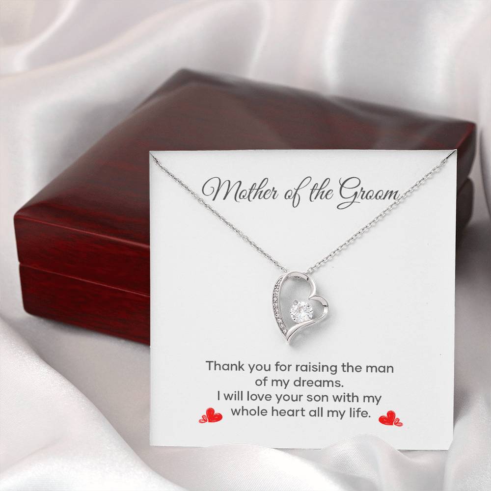 Bride to Groom’s Mom Wedding Necklace Gift