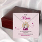 Mom Necklace Gift for Her – With Sweet Message Card