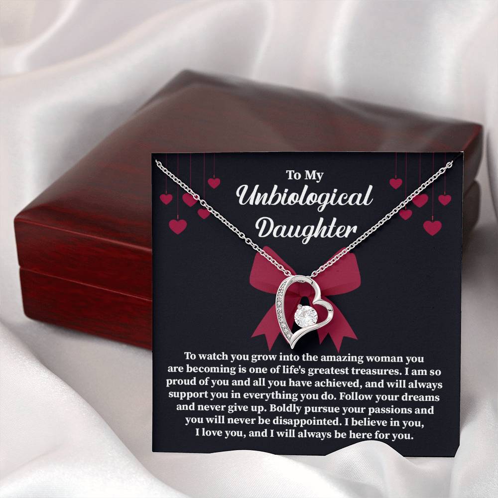 Unbiological Daughter Necklace from Bonus Mom