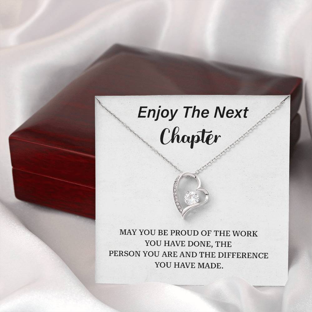 Enjoy The Next Chapter Enjoy The Next Chapter Necklace Gift Jewelry Gift For New Chapter In Life Emotional Gift For Life Change Best Sentimental Gift For Transition Gift For New Chapter In Life Necklace Gift For Celebrating New Chapter Sentimental Jewelry