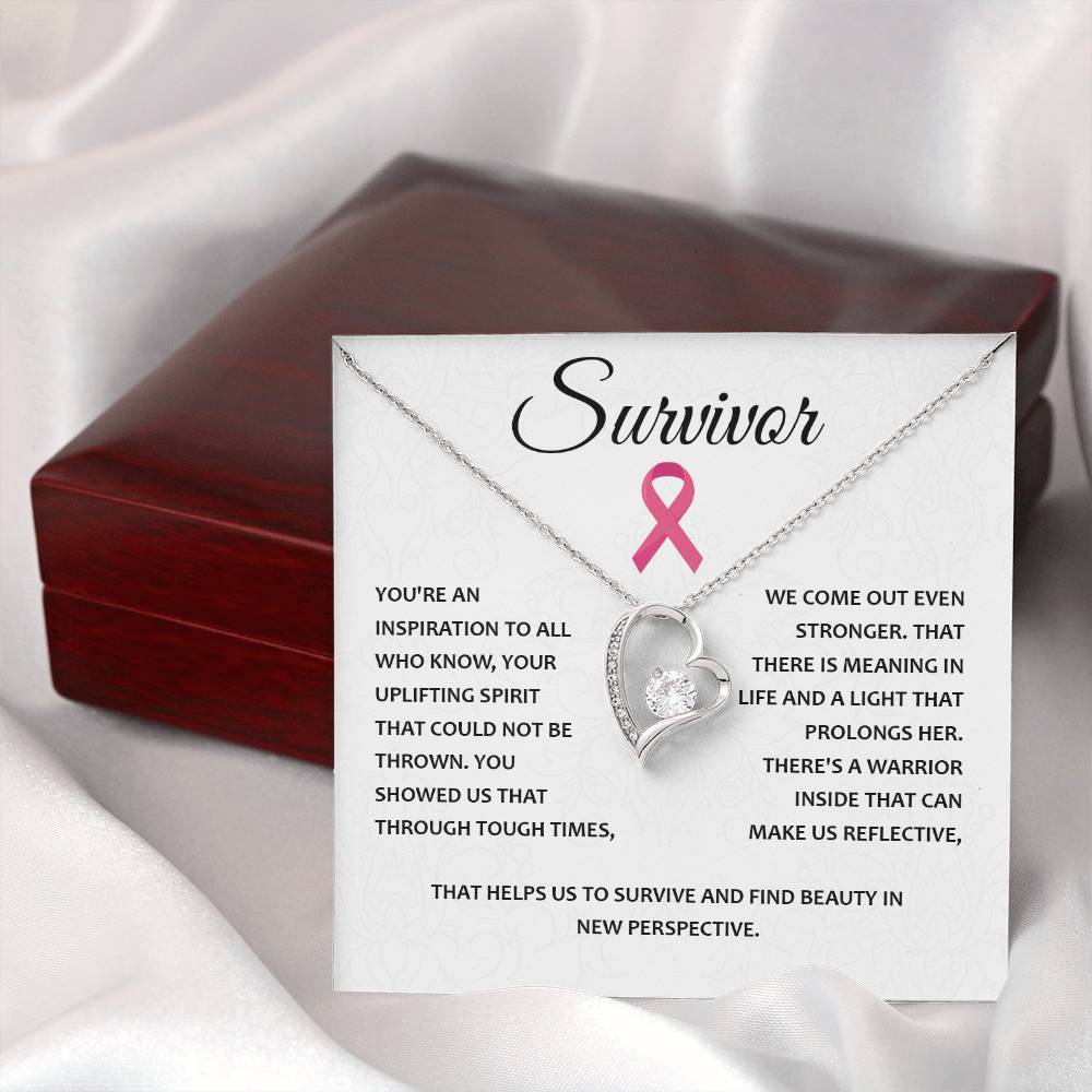 You're A Survivor Survivor Necklace Uplifting Spirit Necklace Meaningful Gift Supportive Gift For Fighters Motivational Jewelry Never Give Up Necklace Cancer Survivor Jewelry Breast Cancer Necklace For Soulmate Stronger Necklace