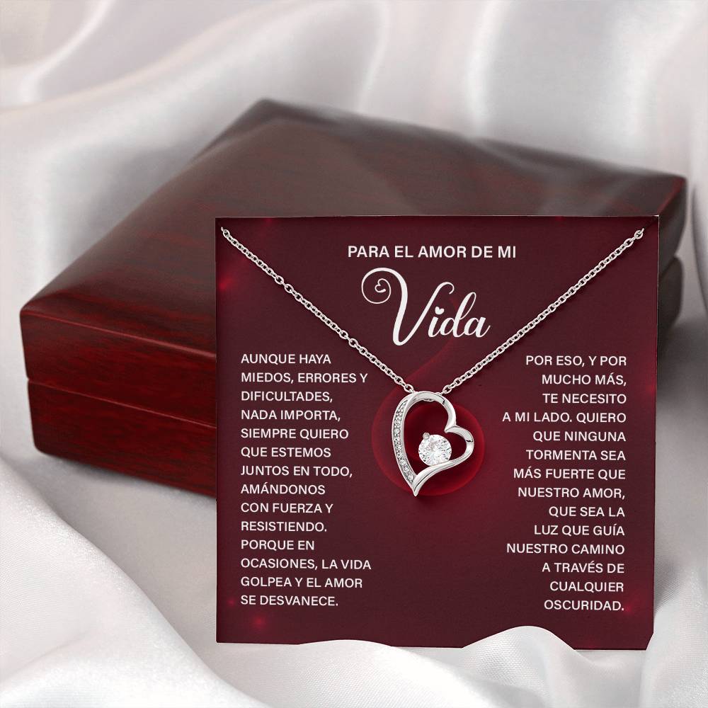 Spanish Love Necklace Gift for Wife or Girlfriend