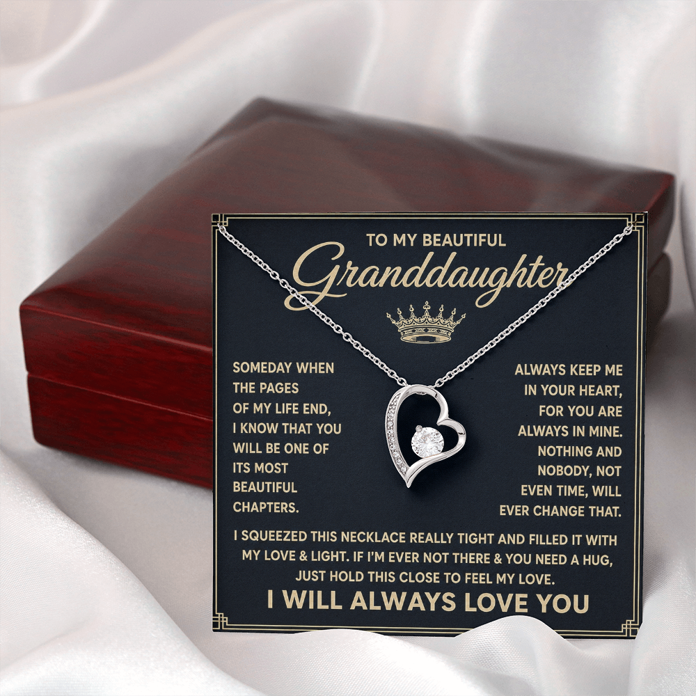 To my beautiful granddaughter