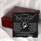 Daughter Necklace Gift with Heartfelt Bond Message