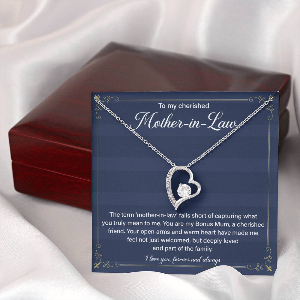 Jewelry Gift for Special Mother-in-law With Message Card