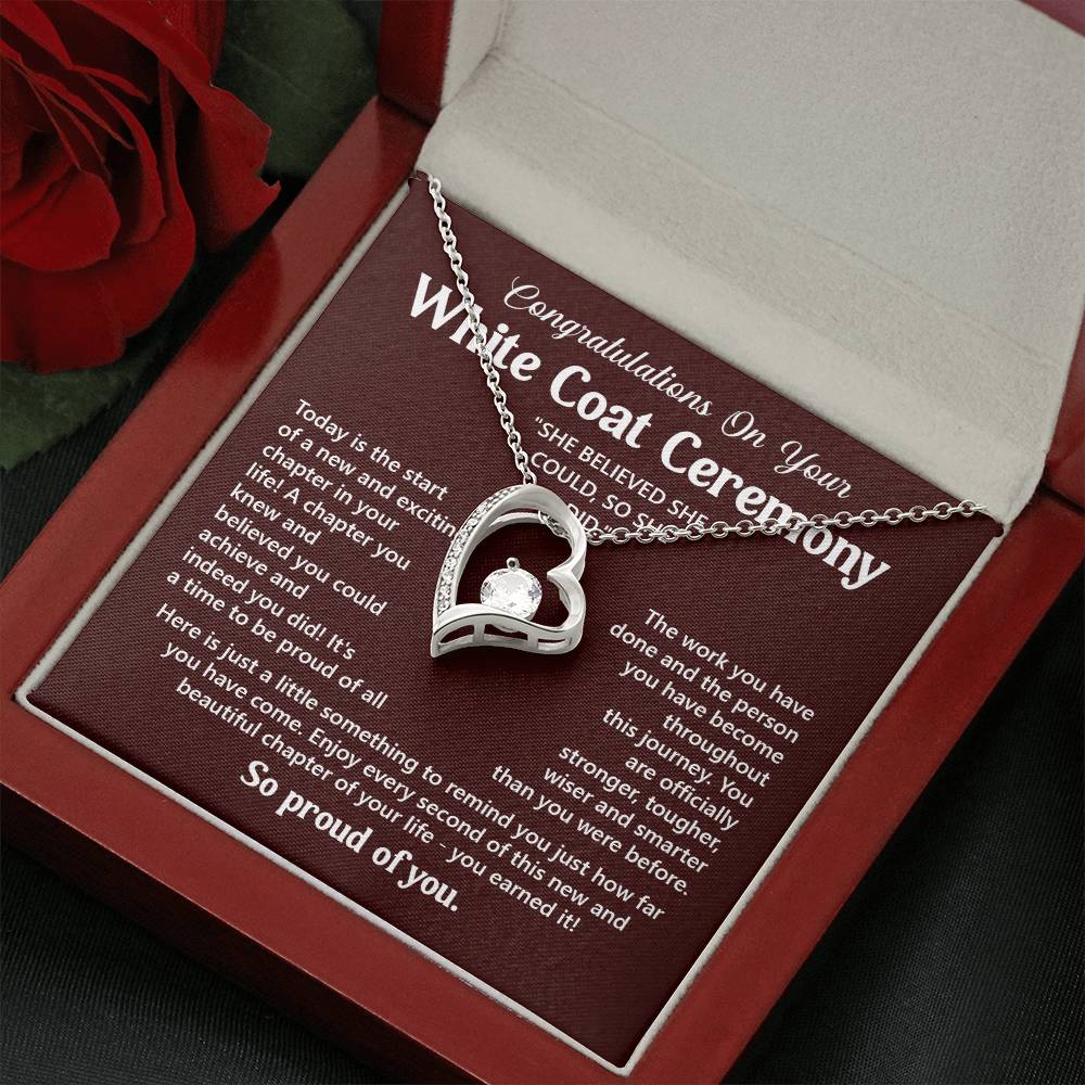 Congratulations On Your White Coat Ceremony You Can Conquer Necklace You Are Amazing Necklace Personal Development Jewelry Motivational Jewelry Gift From Dad Meaningful Gift For Graduates New Chapter Necklace Congratulations Necklace