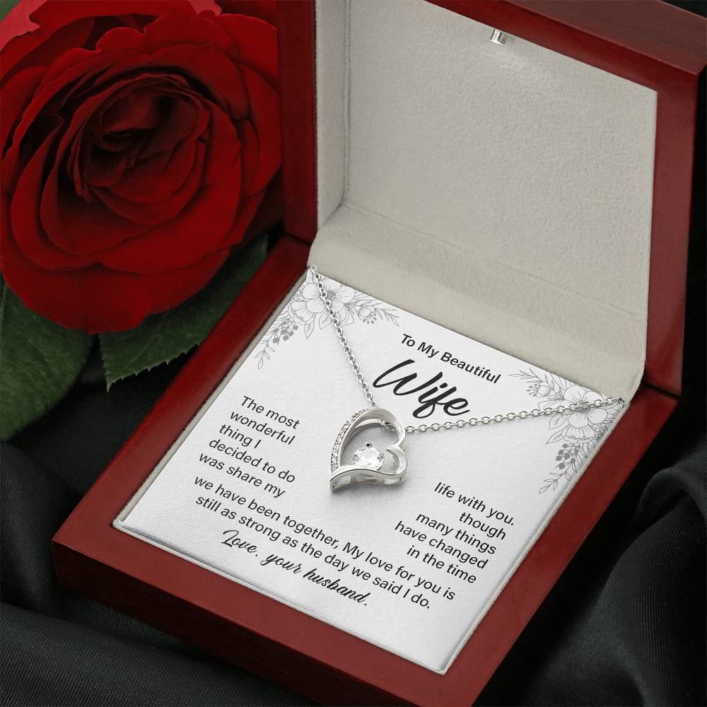 Romantic Gift for Wife from Husband with Love Note