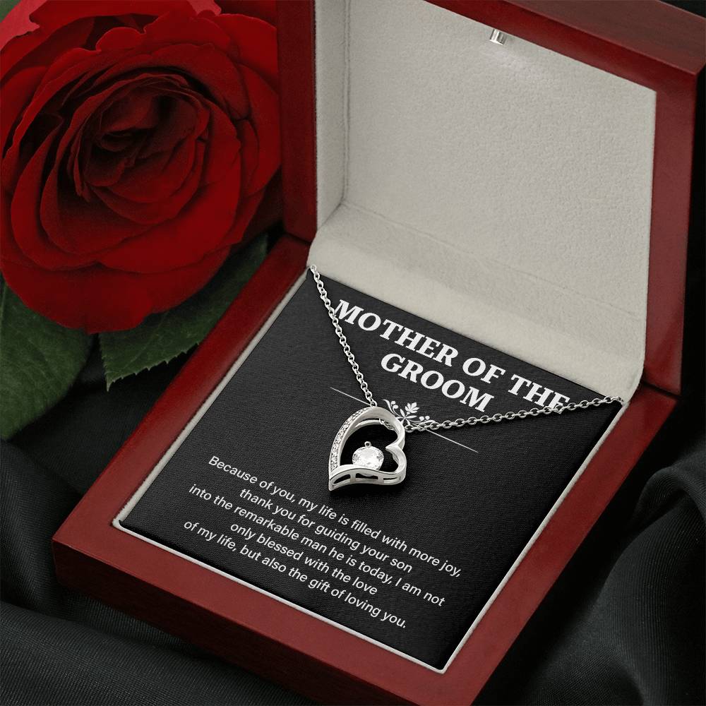 To The Mother Of The Groom Mother Of The Groom Necklace Gift Sentimental Jewelry For Mother Of The Groom Jewelry Gift For Groom's Mom Special Gift For Groom's Mom Meaningful Gift For Groom's Mother Supportive Gift For Mother Unique Gift For Mother