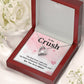 Crush Necklace Gift From Secret Admirer With Message Card