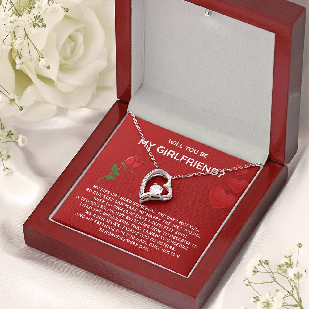 Will You Be My Girlfriend? - Romantic Proposal Gift, Heartfelt Love Message Keepsake, Celebrate New Beginnings Together