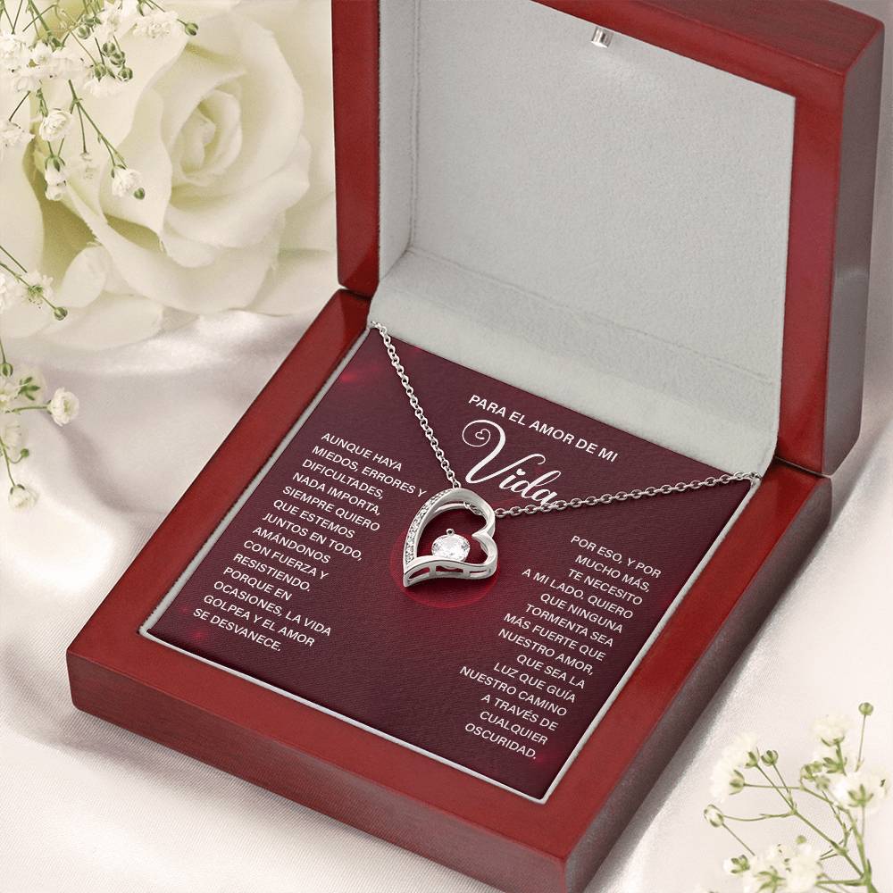 Spanish Love Necklace Gift for Wife or Girlfriend