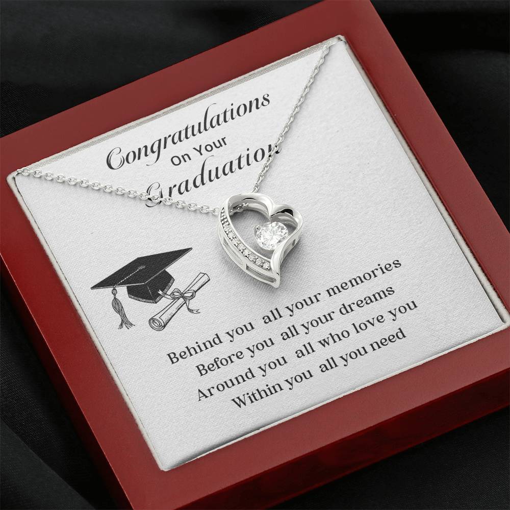 Congratulations On Your Graduation Necklace Graduation Necklace Gift Necklace For Graduate’s Special Day Gift For Graduate’s New Journey Necklace For Graduate’s Memories Gift For Graduate’s Success Emotional Gift For Graduates