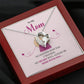 Mom Necklace Gift for Her – With Sweet Message Card
