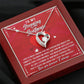 To My Stunning Soulmate Necklace Gift- Love Is About Finding That One Person Who Makes You Complete, Valentine's Day Soulmate Jewelry With A Meaningful Message Card.